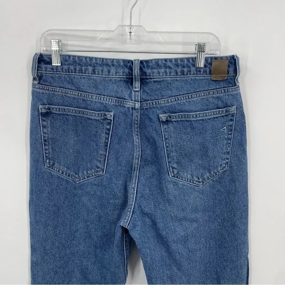 Stylish Blue Straight Leg Jeans for Women - Picture 5 of 11